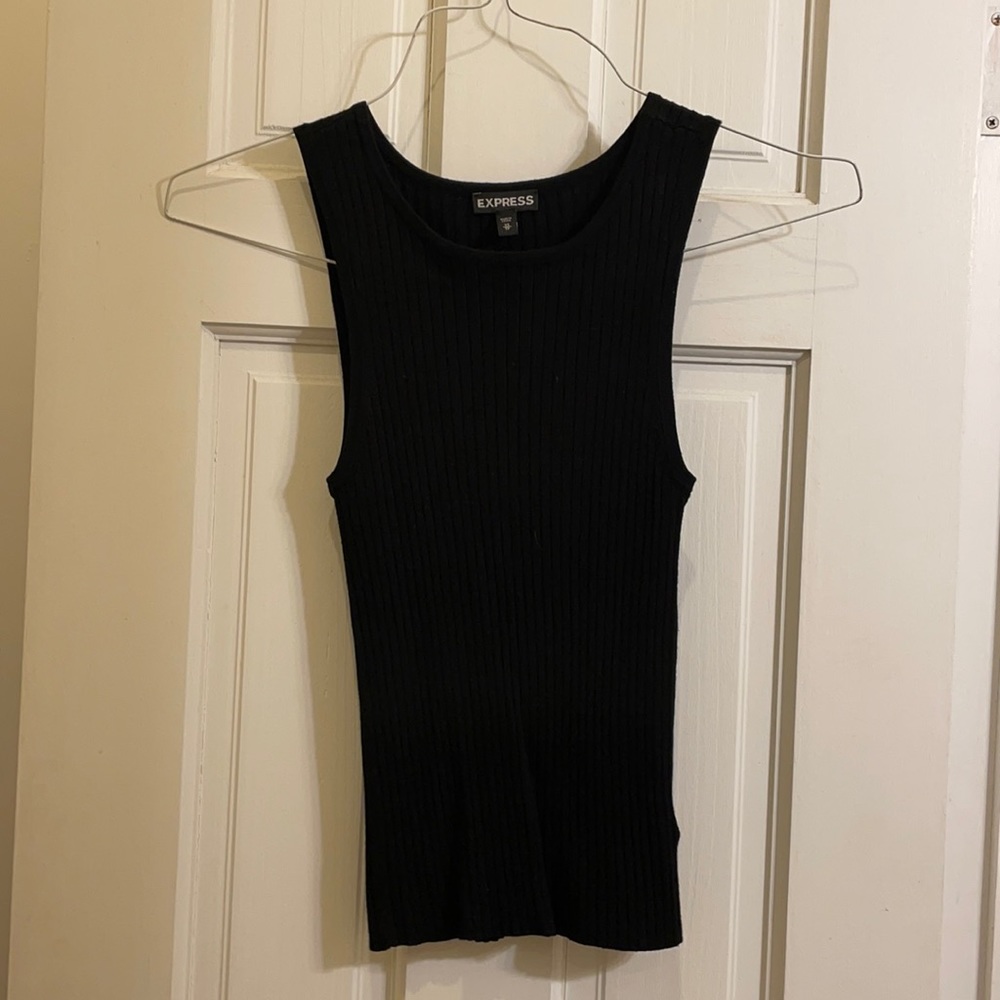 Express sleeveless ribbed sweater. Size XS